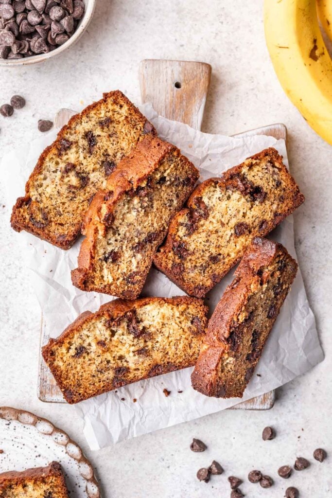 5 slices of banana bread