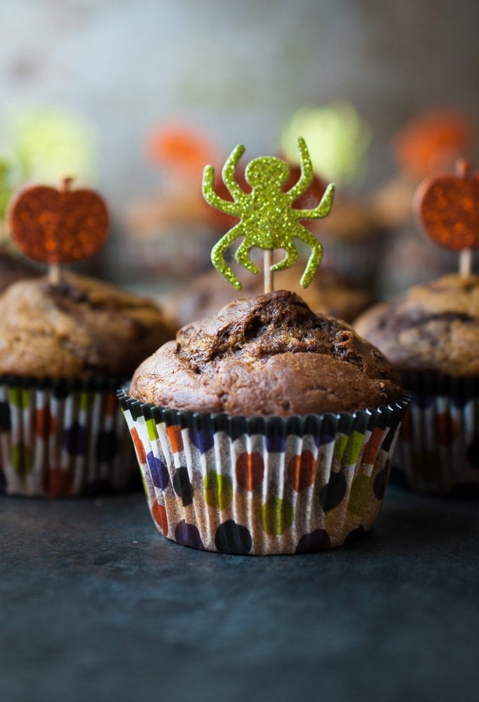 Pumpkin Chocolate Swirl Muffins