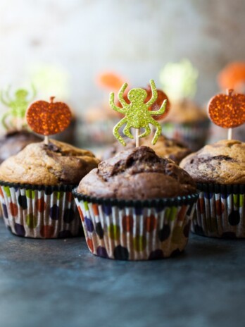 Pumpkin Chocolate Swirl Muffins