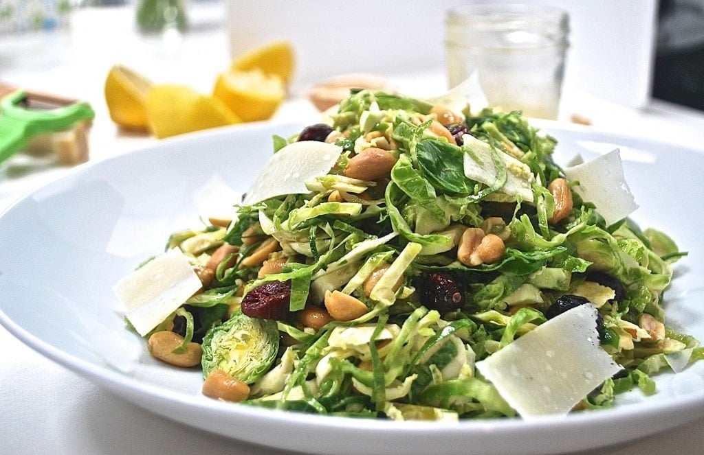 Shaved Brussels Sprouts Salad