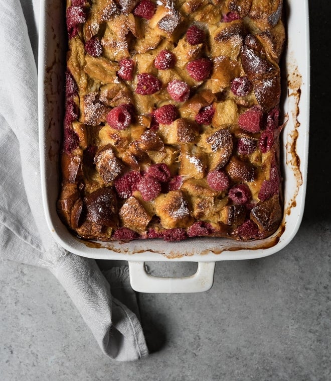 Baked Raspberry French Toast