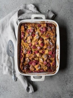 Baked Raspberry French Toast