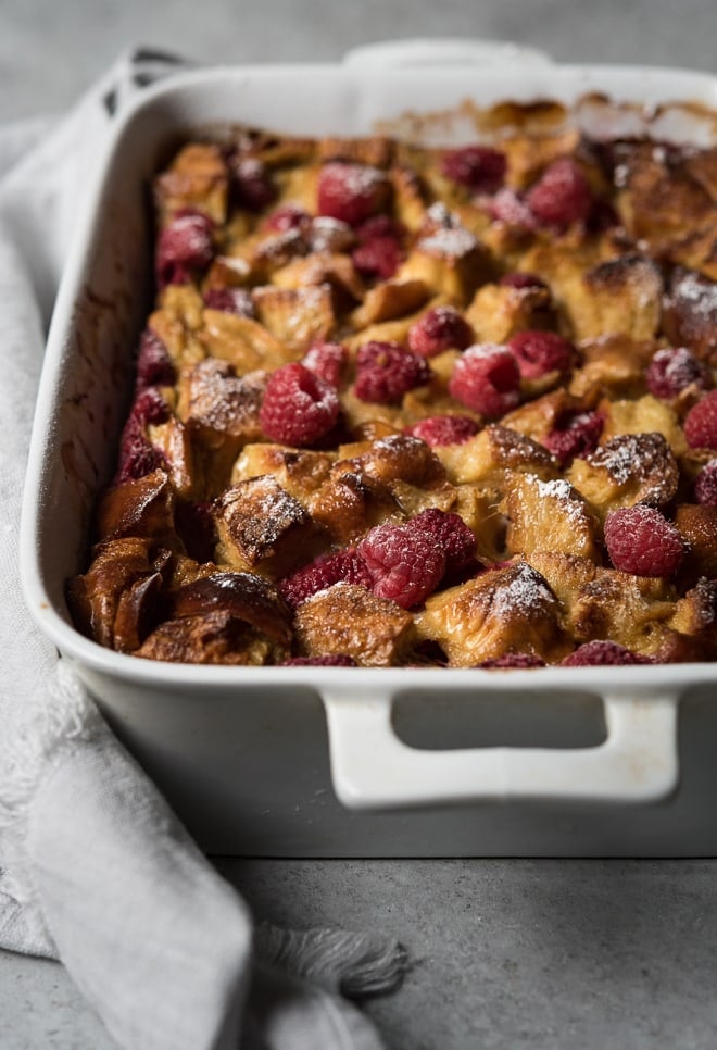 Baked Raspberry French Toast