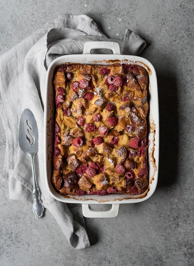 Baked Raspberry French Toast