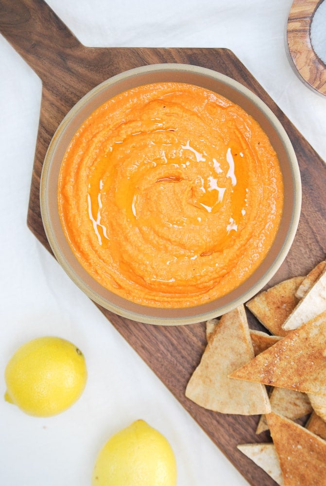 roasted red pepper hummus-3