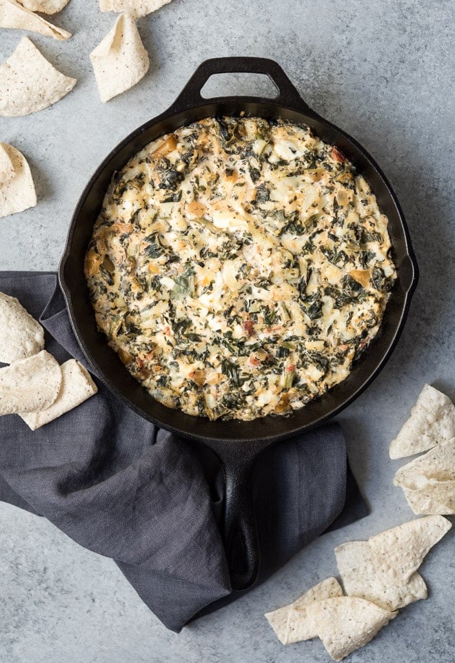 Spinach Peach Salsa Dip