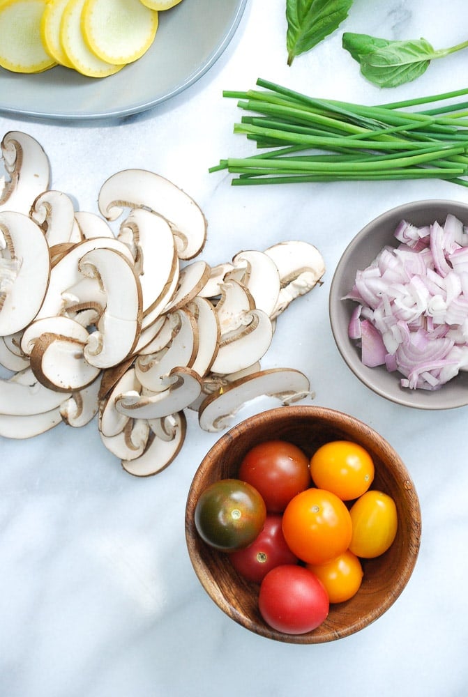 Zucchini Mushroom Frittata