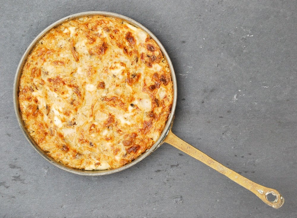 Cheesy Caramelized Onion and Mushroom Dip