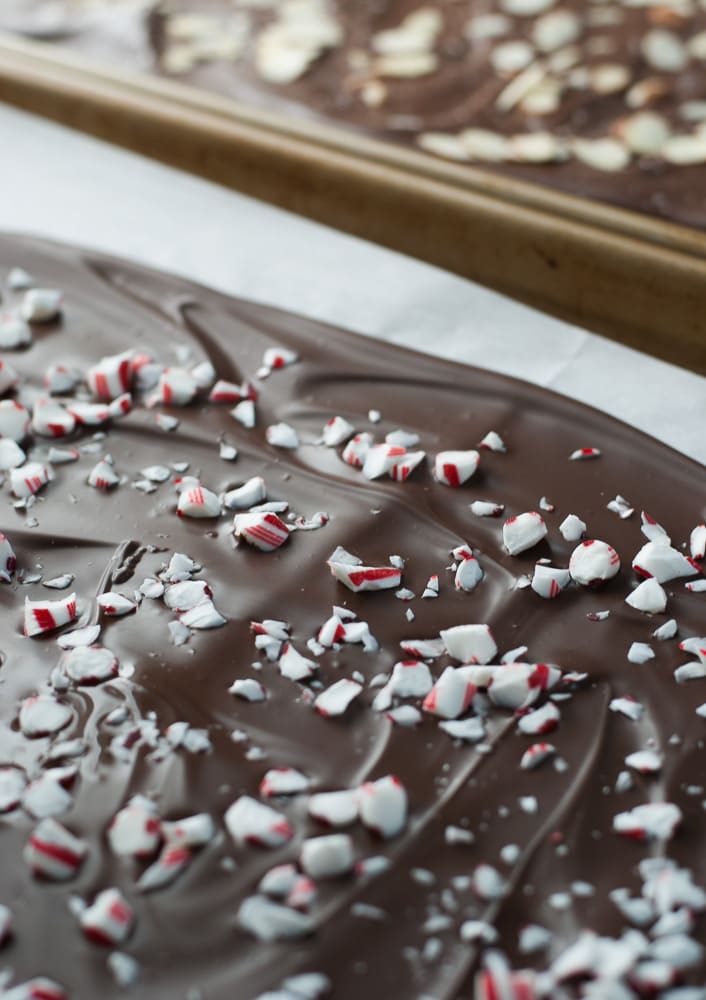Dark Chocolate Peppermint Bark-4