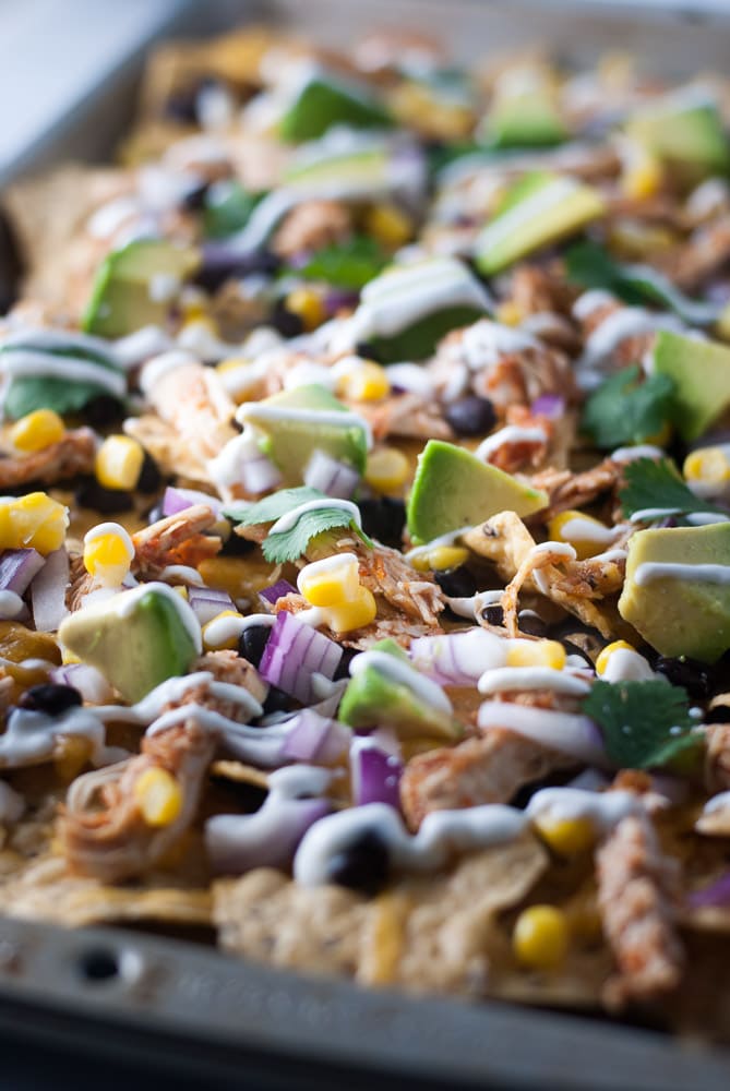 Slow Cooker Chicken Nachos-5