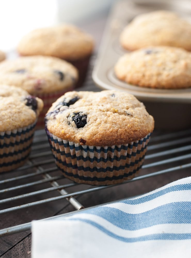 Whole Wheat Berry Corn Muffins-4