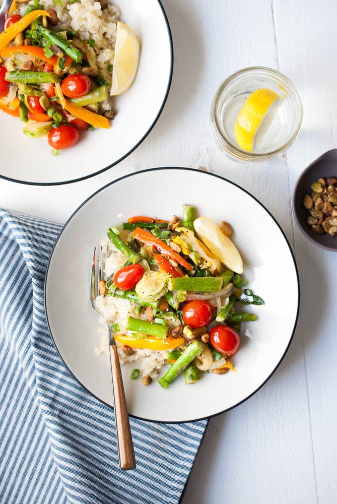 Cauliflower Rice Veggie Bowls-3