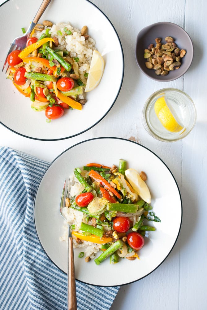 Cauliflower Rice Veggie Bowls-5