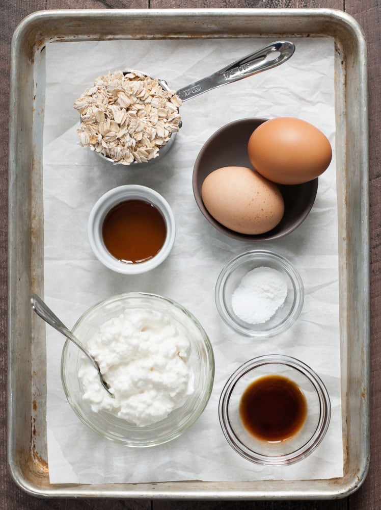 Oatmeal Cottage Cheese Pancakes