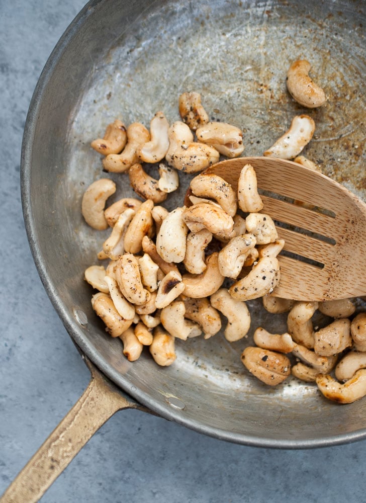 Butter Lettuce Salad with Salt & Pepper Honey Cashews
