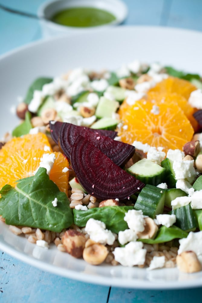 Farro, Roasted Beet, & Citrus Salad-3