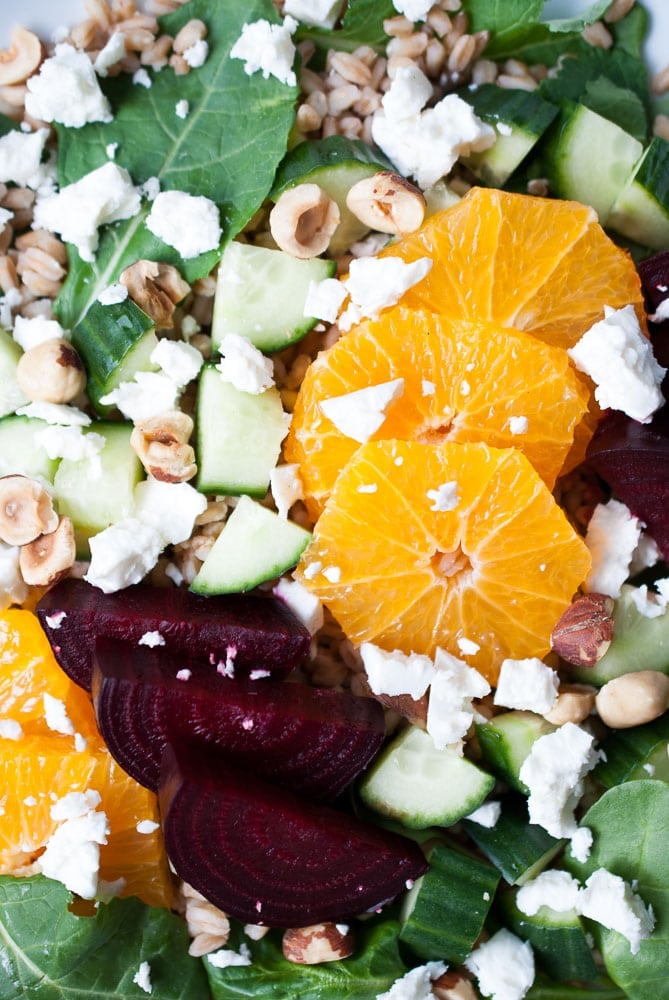 Farro, Roasted Beet, & Citrus Salad-5