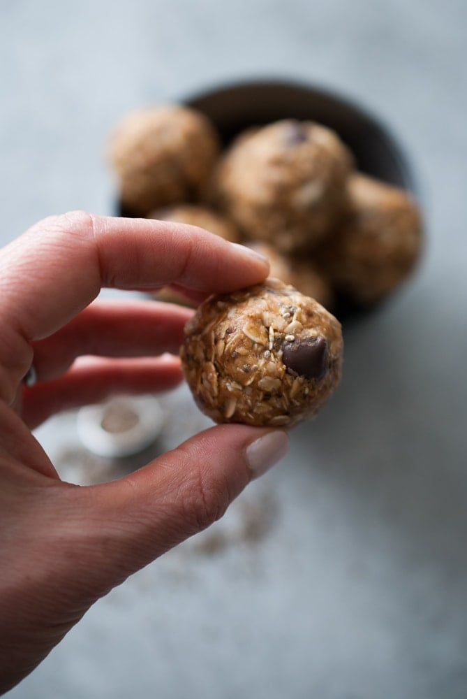 No Bake Oatmeal Energy Bites-6