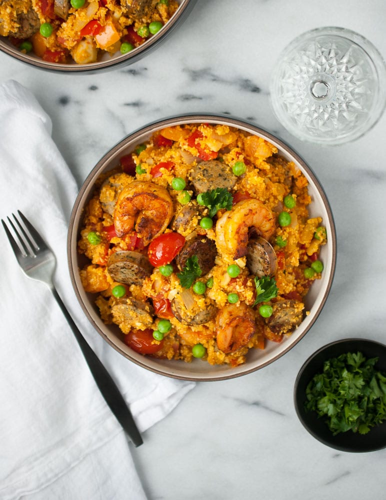 Cauliflower Rice Paella-2