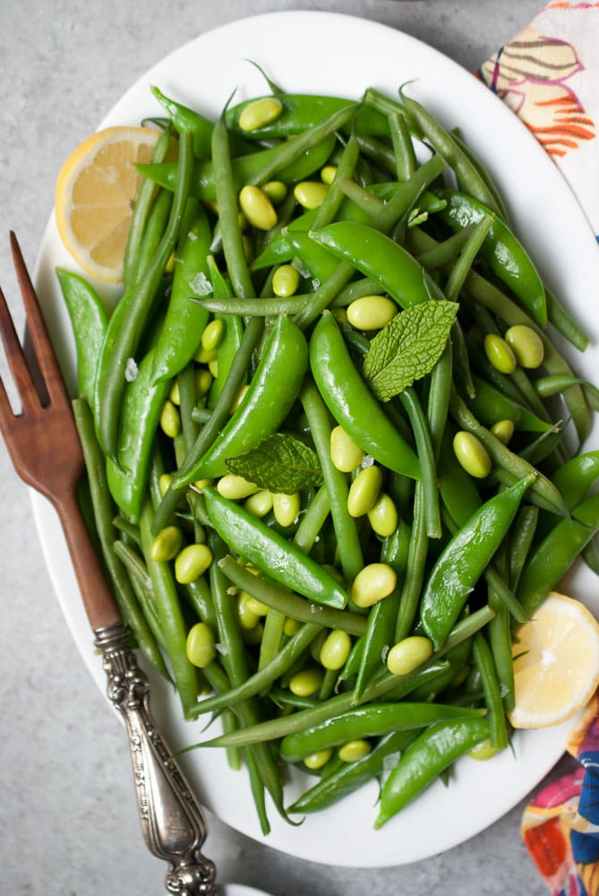 Simple Snap Pea & Green Bean Salad-4