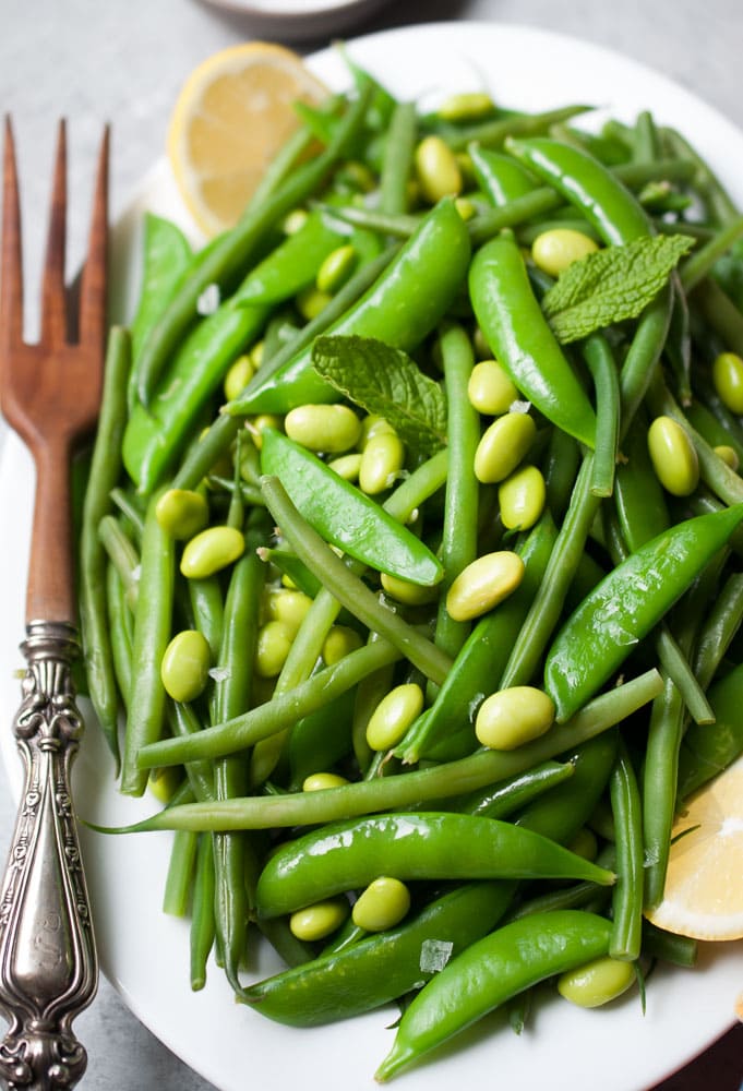 Simple Snap Pea & Green Bean Salad-5