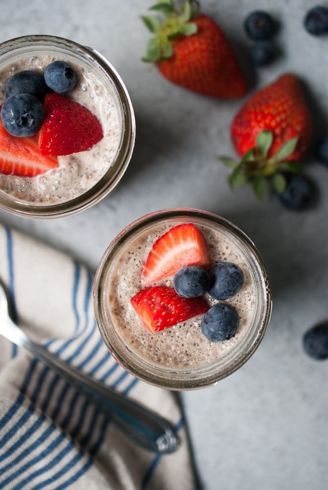 Almond Butter & Jelly Chia Pudding-2