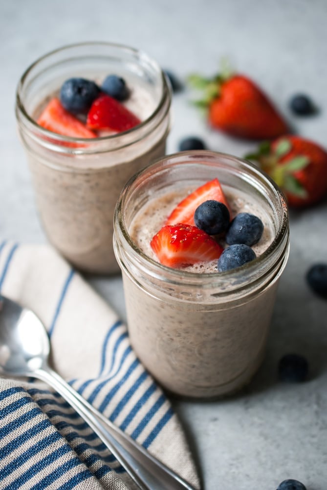 Almond Butter & Jelly Chia Pudding-5