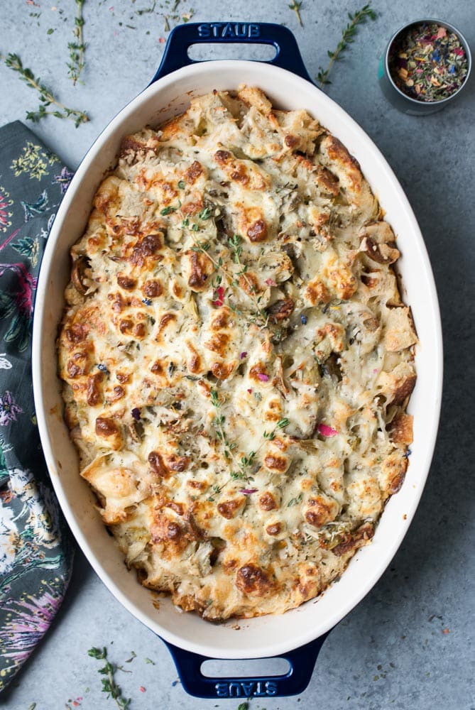 Artichoke & Goat Cheese Breakfast Bake-4