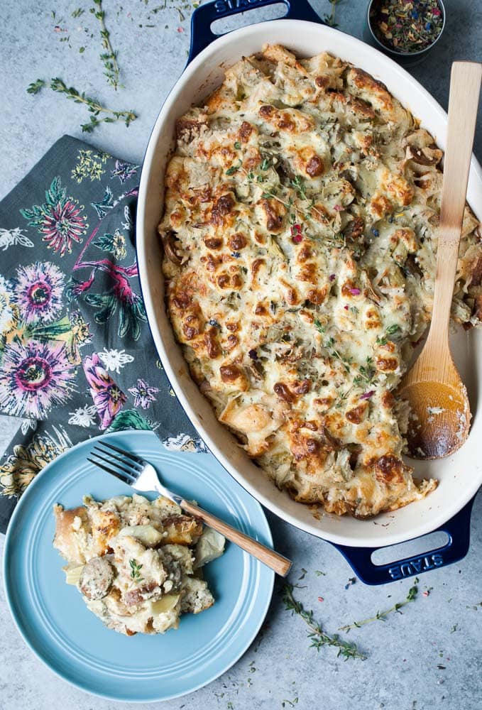 Artichoke & Goat Cheese Breakfast Bake-6