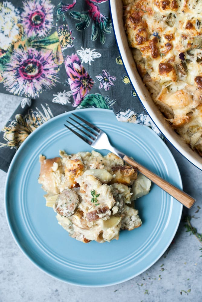Artichoke & Goat Cheese Breakfast Bake-7