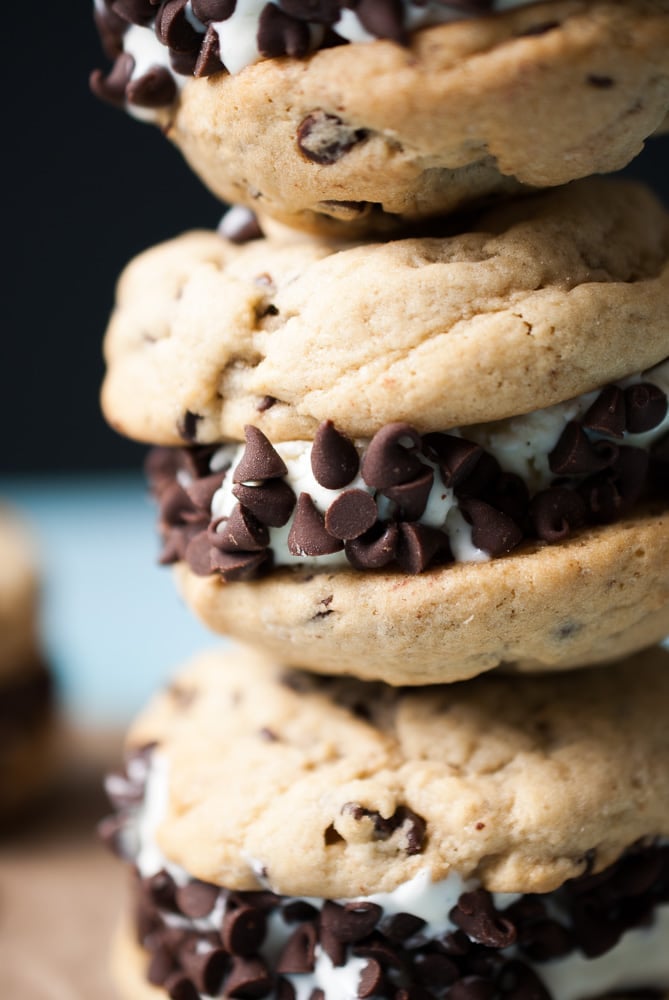 Chocolate Chip Ice Cream Cookie Sandwiches_-2