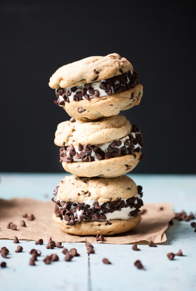 Chocolate Chip Ice Cream Cookie Sandwiches_-3