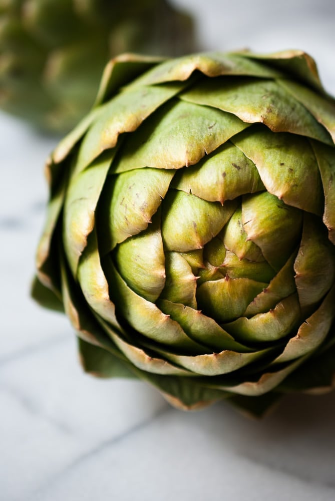 Grilled Artichokes w/ Garlic Lemon Mayo