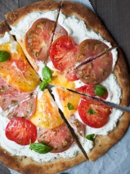 Heirloom Tomato & Ricotta Pizza