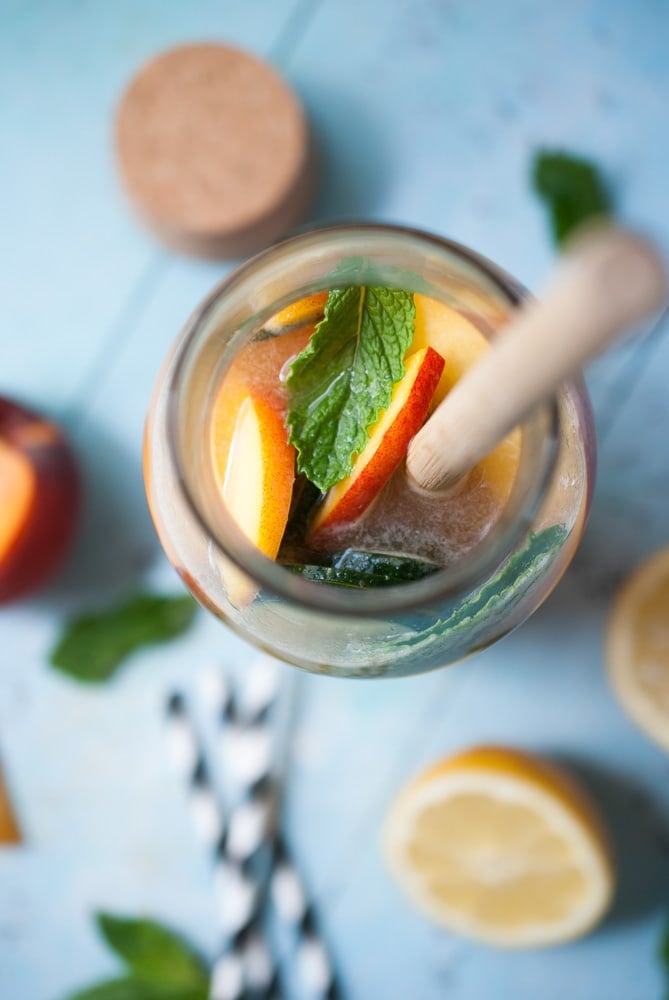 Sparkling Peach & Cucumber Lemonade_-4