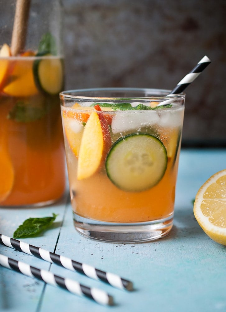 Sparkling Peach & Cucumber Lemonade_-5