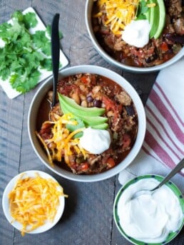 30 Minute Turkey Quinoa Chili