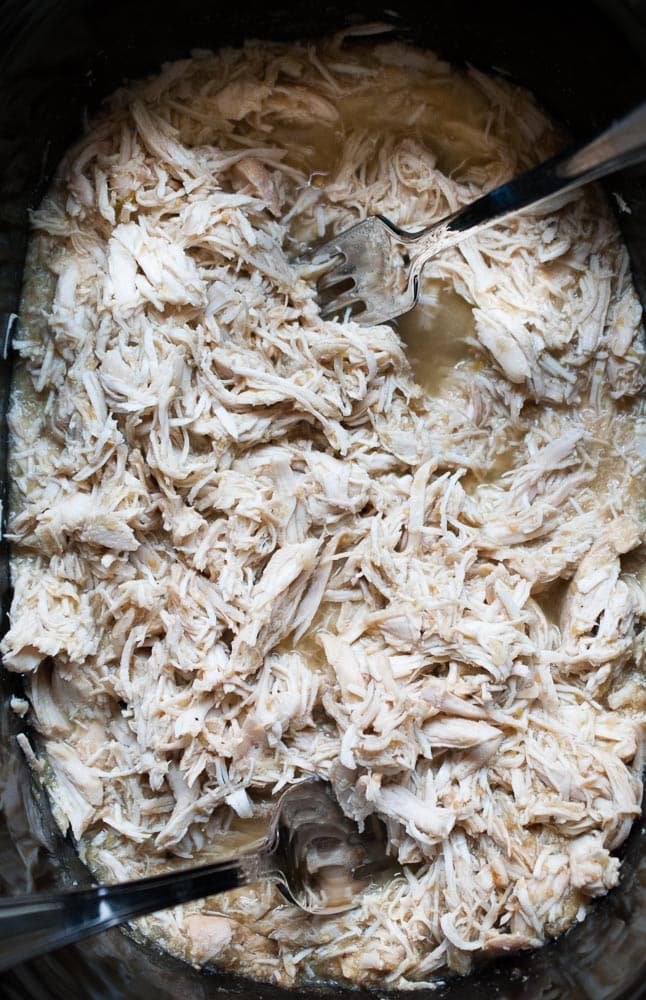 Salsa Verde Shredded Chicken