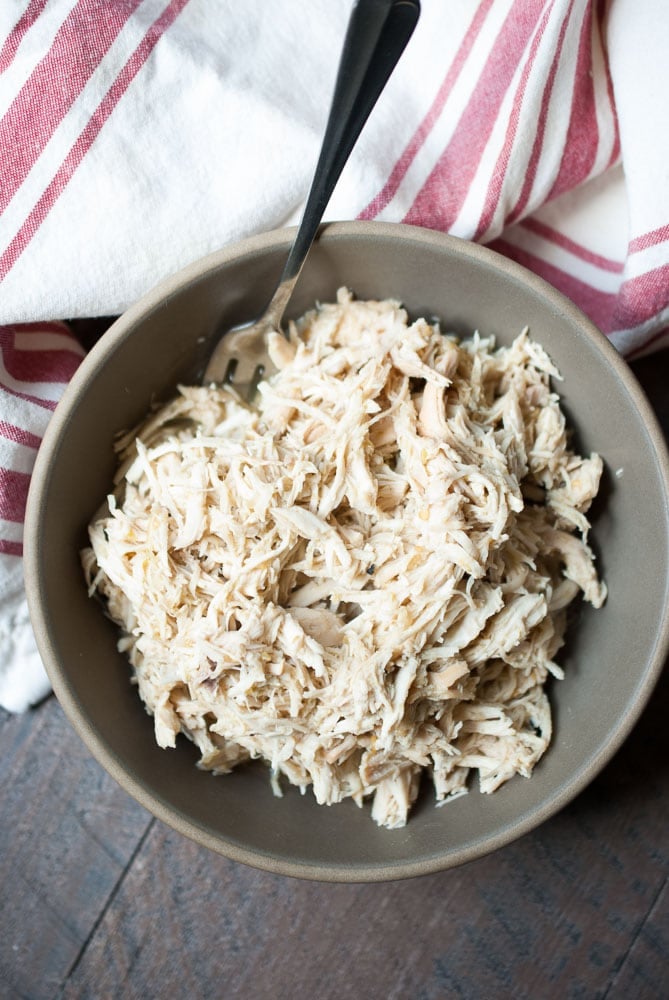 Salsa Verde Shredded Chicken
