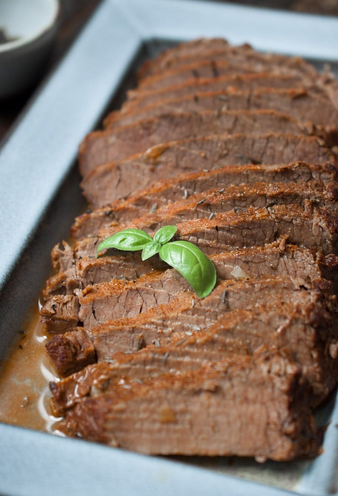 Slow Cooker Maple Brisket