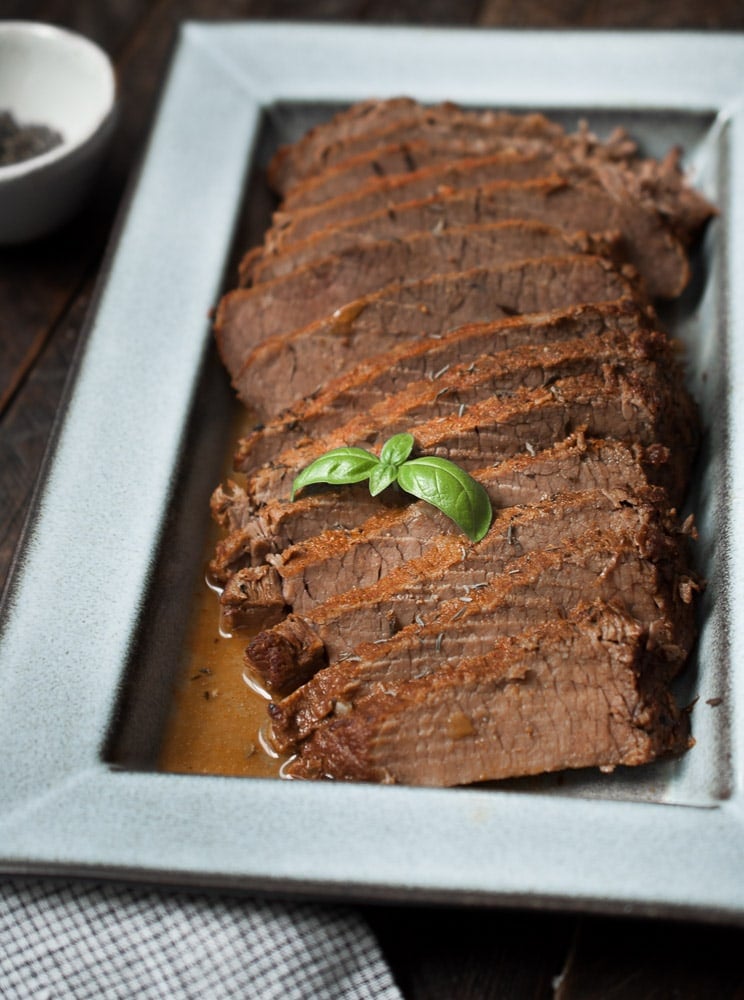 Slow Cooker Maple Brisket