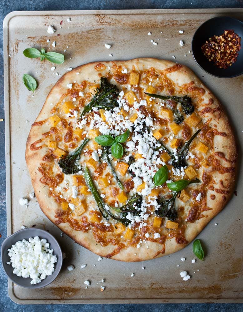 Butternut Squash & Broccolini Pizza