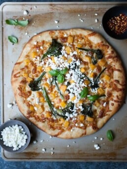 Butternut Squash & Broccolini Pizza