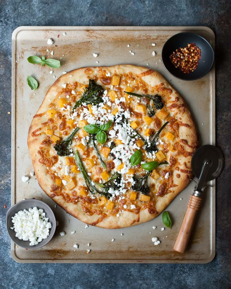 Butternut Squash & Broccolini Pizza