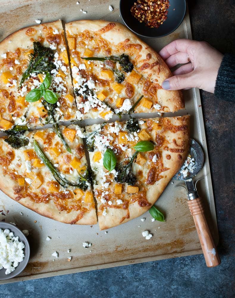Butternut Squash & Broccolini Pizza
