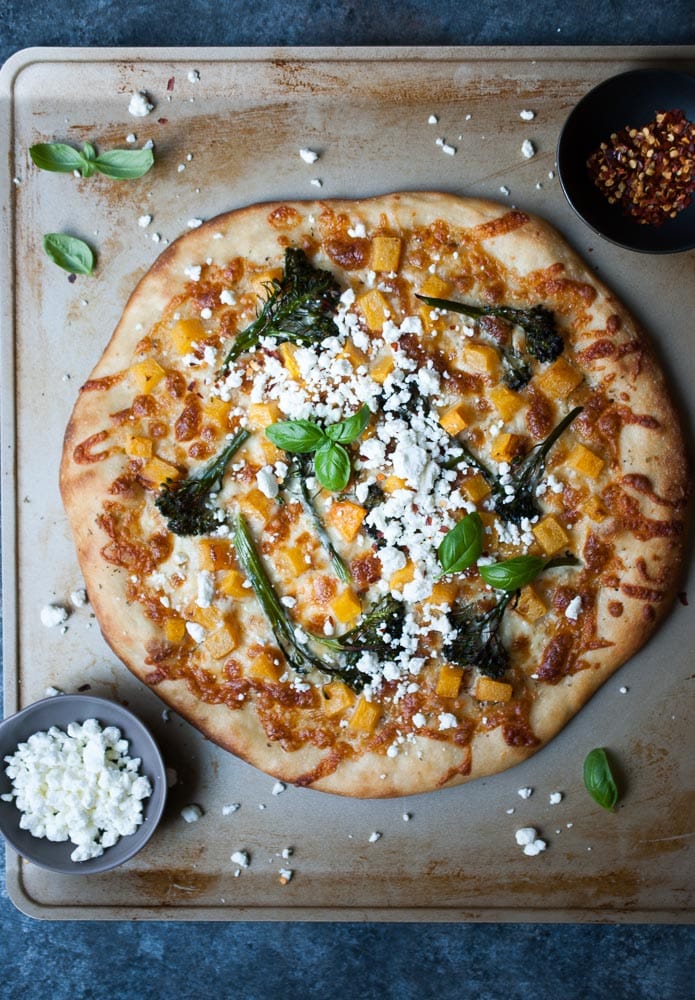 Butternut Squash & Broccolini Pizza