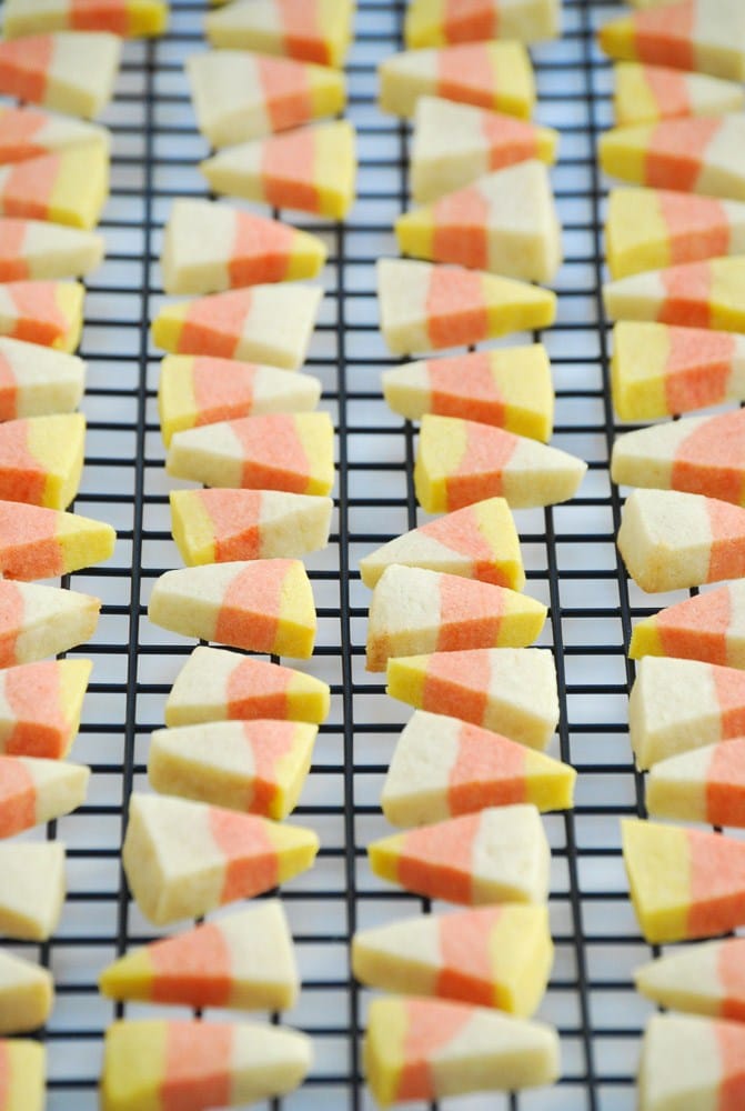 Candy Corn Sugar Cookies
