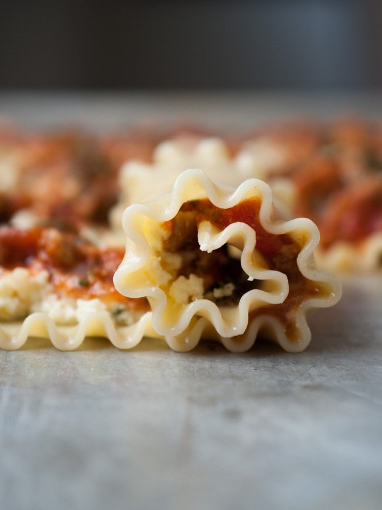 Turkey Spinach Lasagna Roll Ups