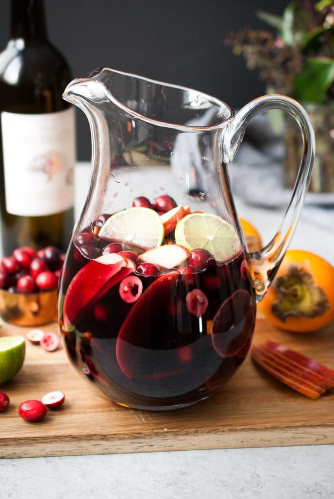 Cranberry Apple Persimmon Sangria