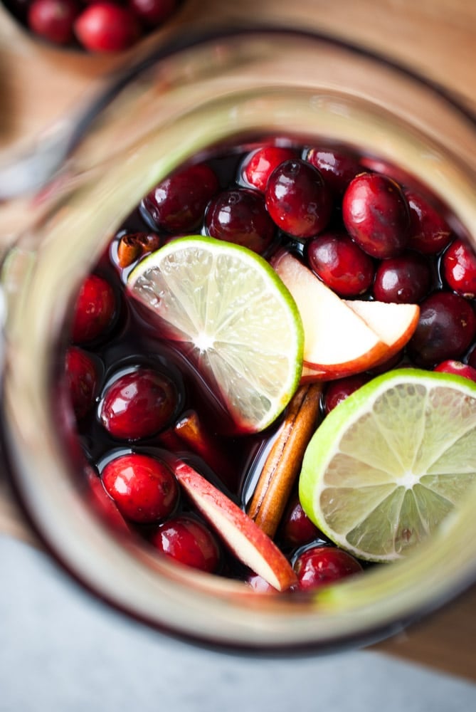 Cranberry Apple Persimmon Sangria